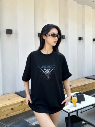 Prada Triangle Logo Black T-Shirt view 3