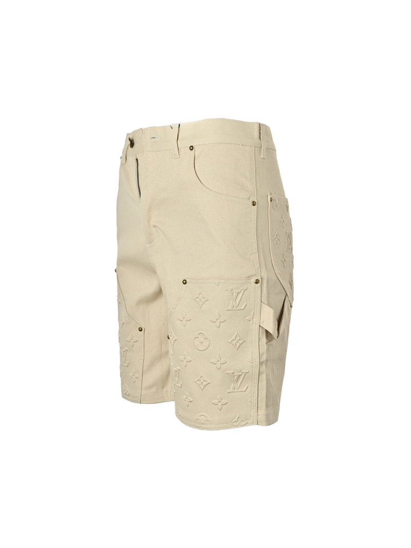 Louis Vuitton Monogram Cargo Shorts Beige view