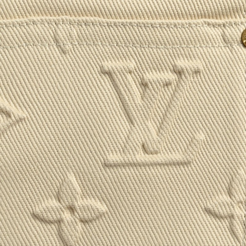 Louis Vuitton Monogram Cargo Shorts Beige view