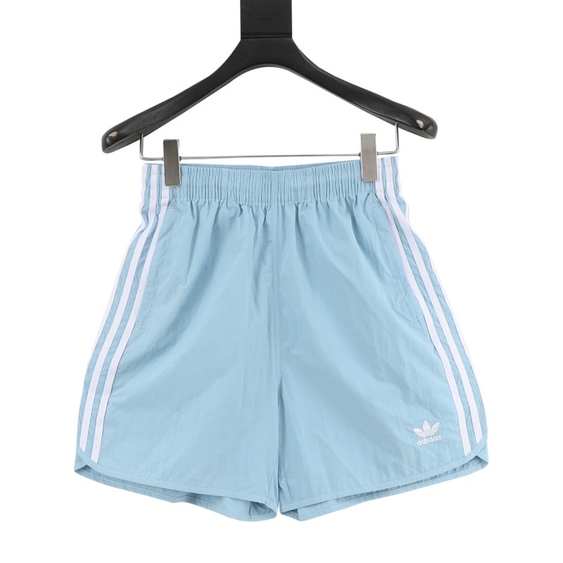 Adidas Light Blue Nylon Shorts view