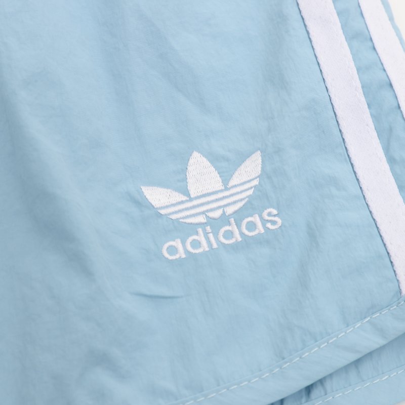 Adidas Light Blue Nylon Shorts view