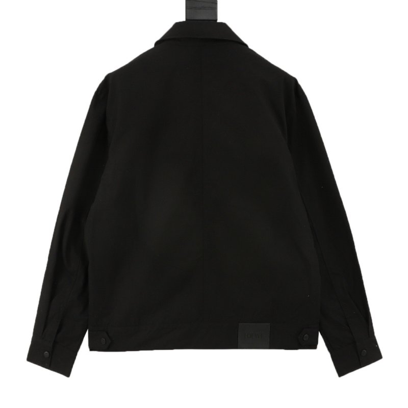 Black Quilted Overshirt Jacket view