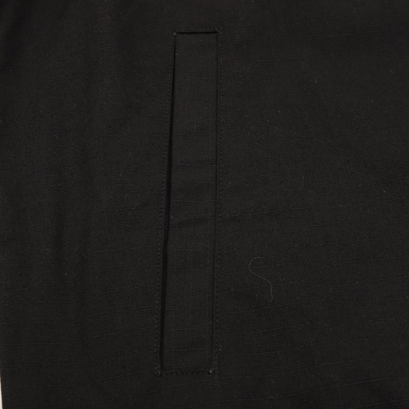 Black Quilted Overshirt Jacket view