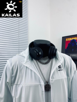 Kailas White Lightweight Windbreaker Jacket view 4