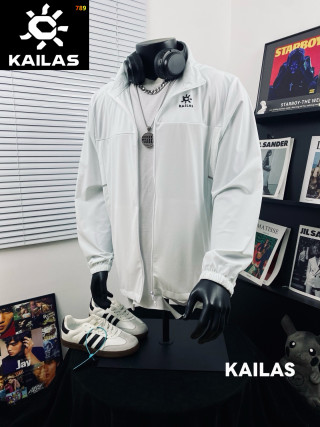 Kailas White Lightweight Windbreaker Jacket view 6