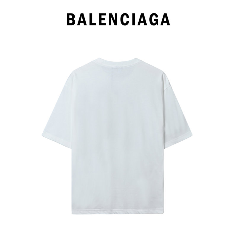 Balenciaga BB Logo Cream T-Shirt view