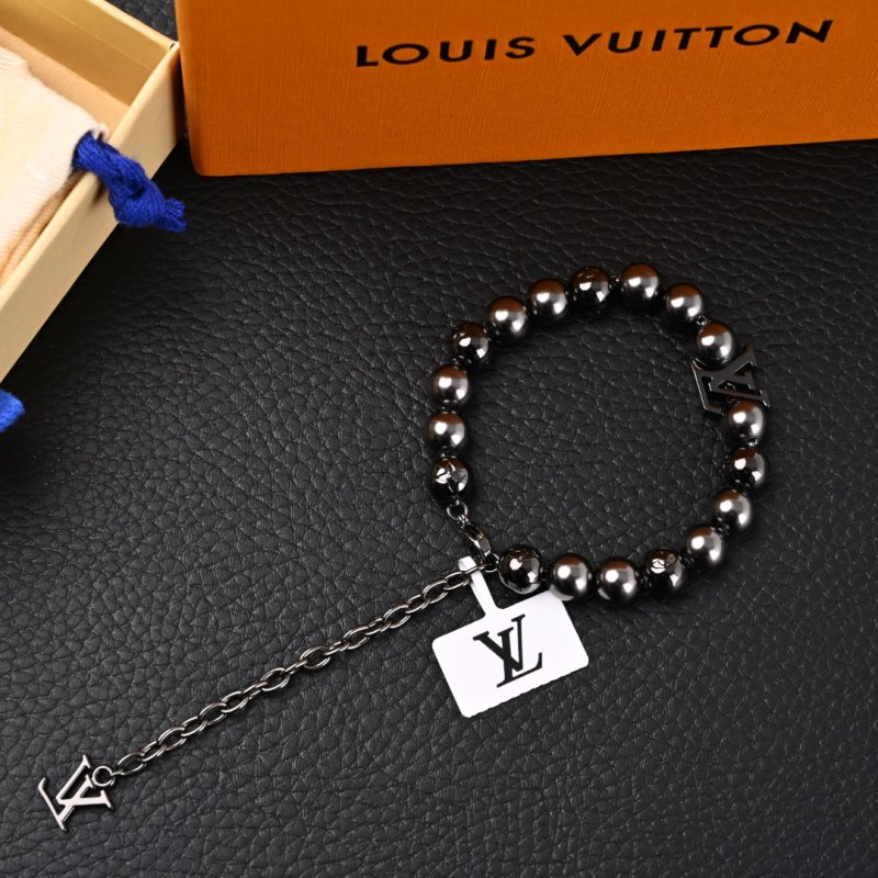 Louis Vuitton Monogram Pearl Beaded Bracelet