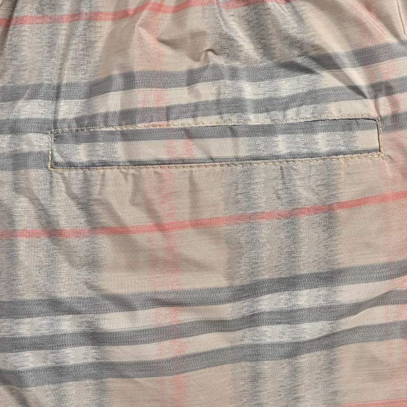 Burberry Beige Check Swim Shorts view