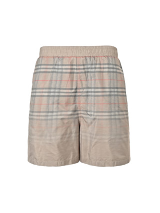 Burberry Gradient Check Swim Shorts - Beige view 3