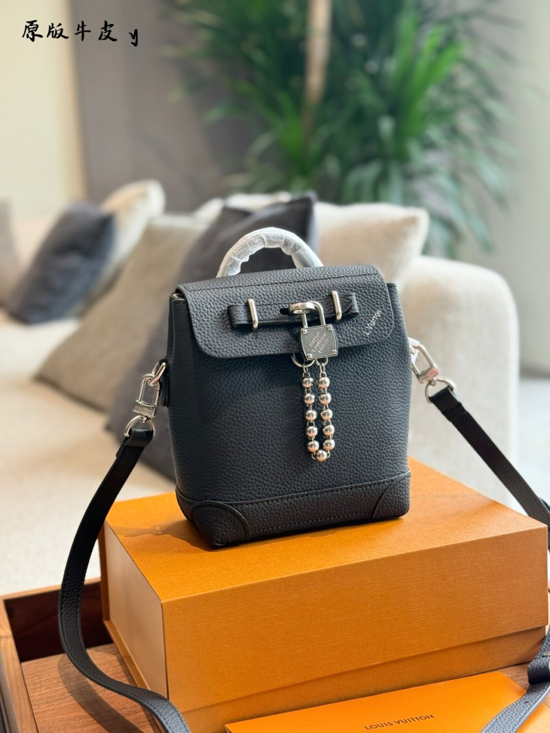 Louis Vuitton Steamer 15 Handbag Black Colorado Leather view
