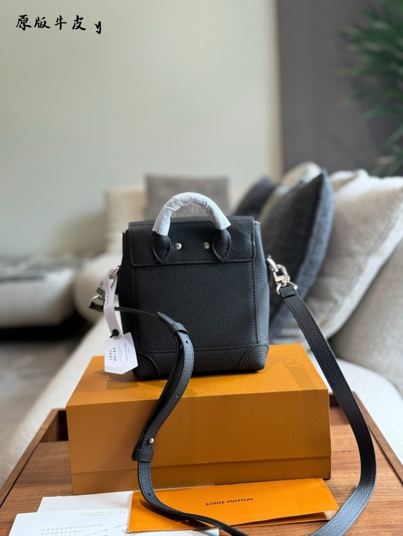 Louis Vuitton Steamer 15 Handbag Black Colorado Leather view