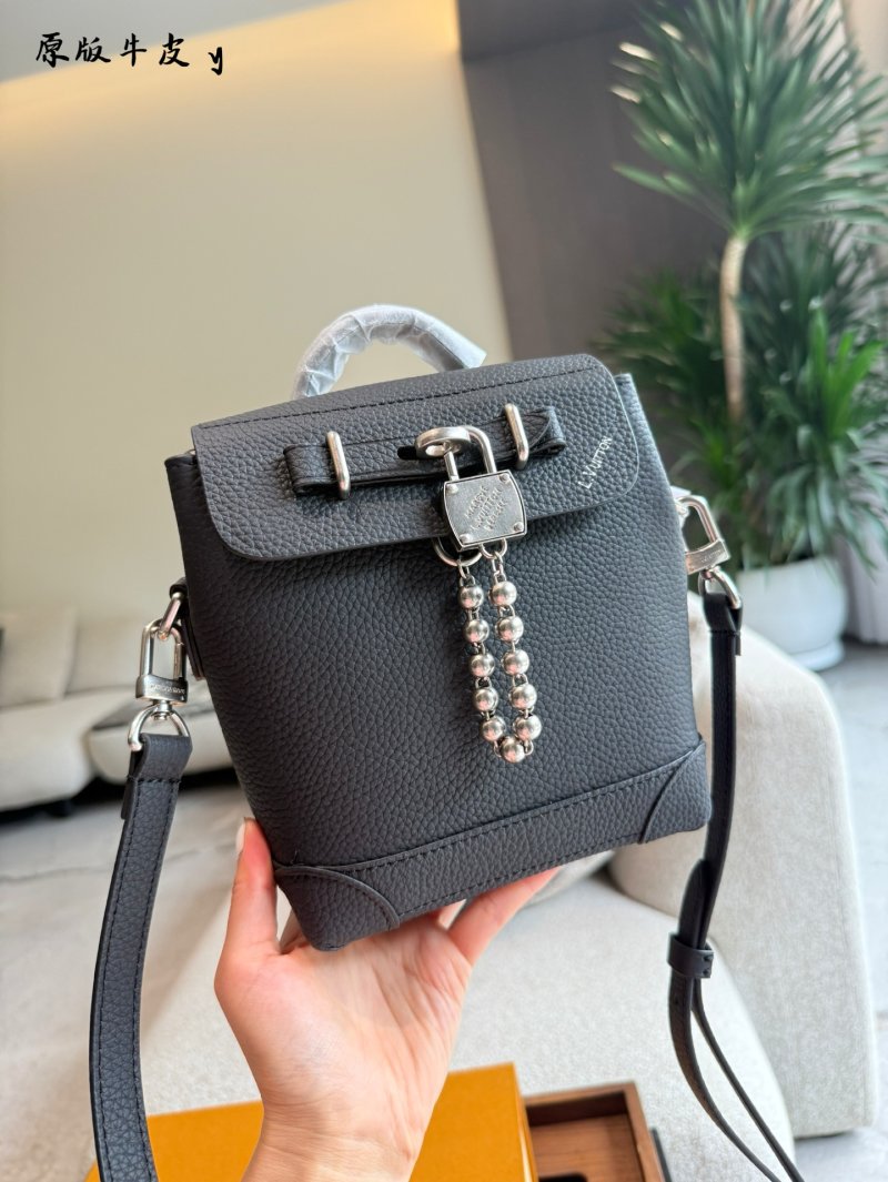 Louis Vuitton Steamer 15 Handbag Black Colorado Leather view