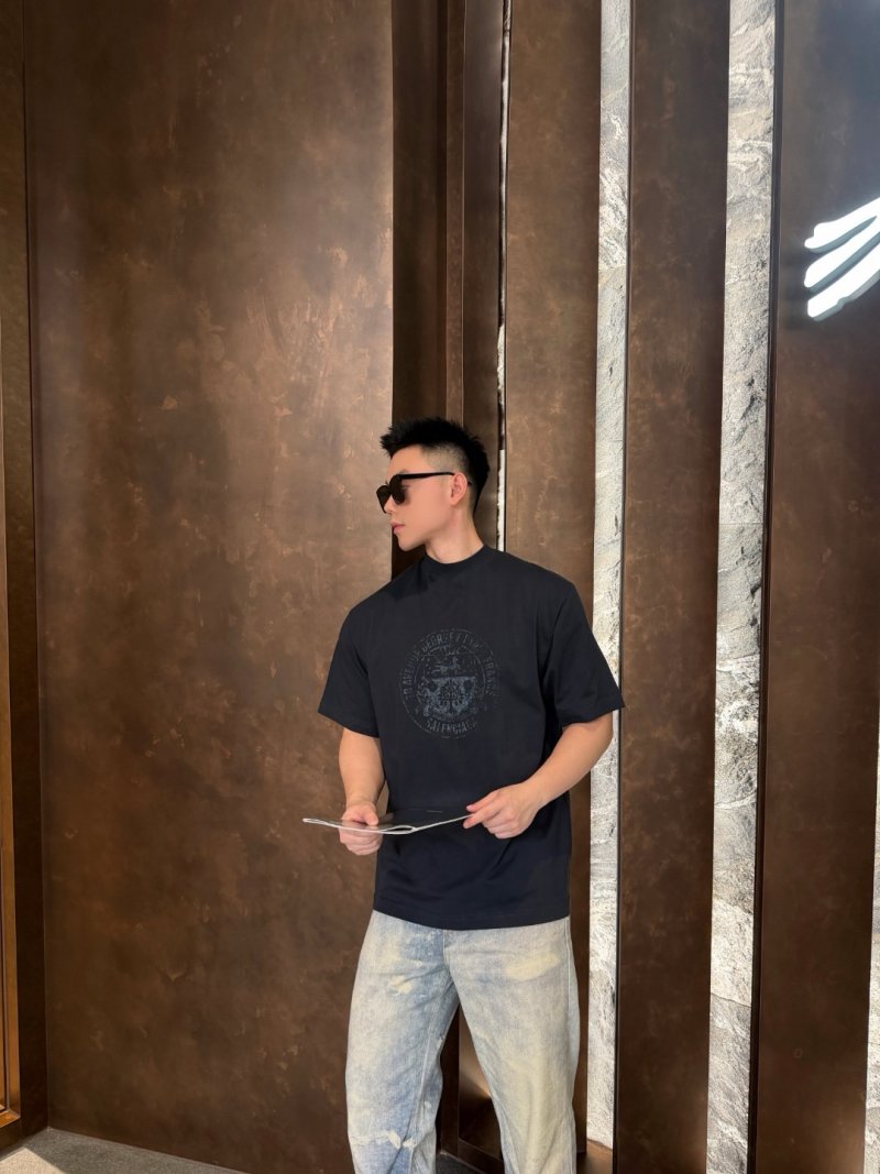 Chrome Hearts Black Vintage Seal Logo T-Shirt view