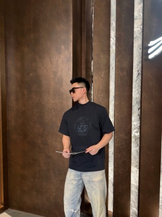 Chrome Hearts Black Vintage Seal Logo T-Shirt view 2