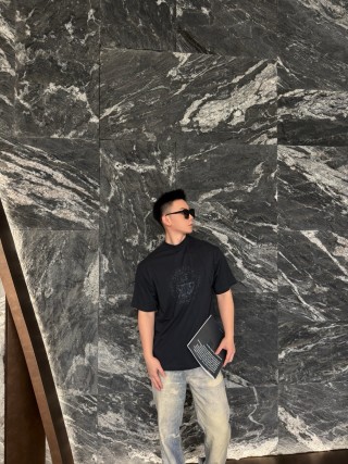 Chrome Hearts Black Vintage Seal Logo T-Shirt view 3