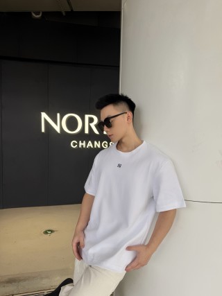Fendi White Crew Neck Short Sleeve T-Shirt view 6