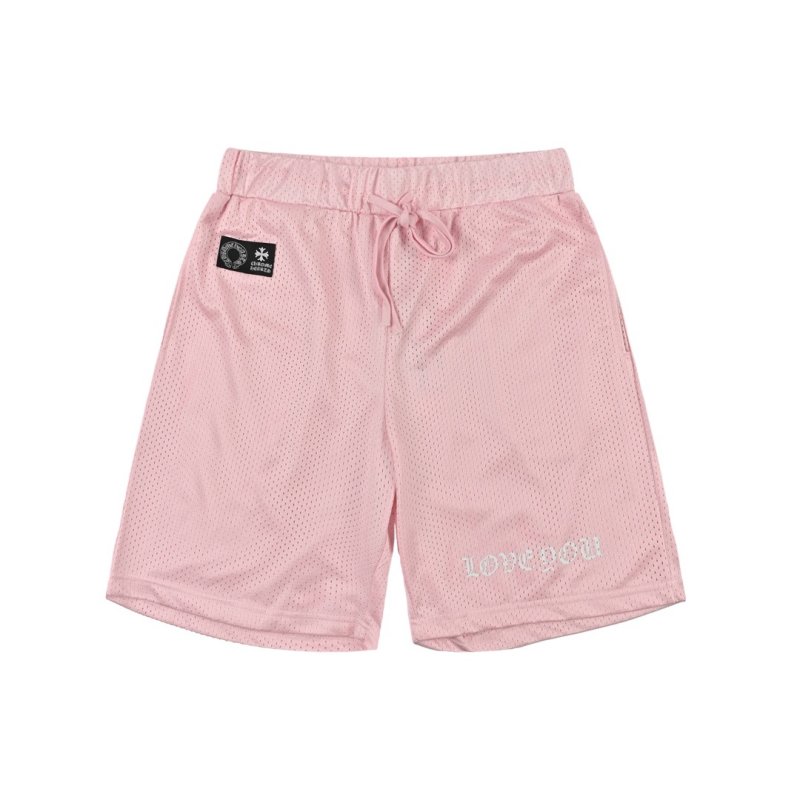 Essentials Pink Mesh Logo T-Shirt view