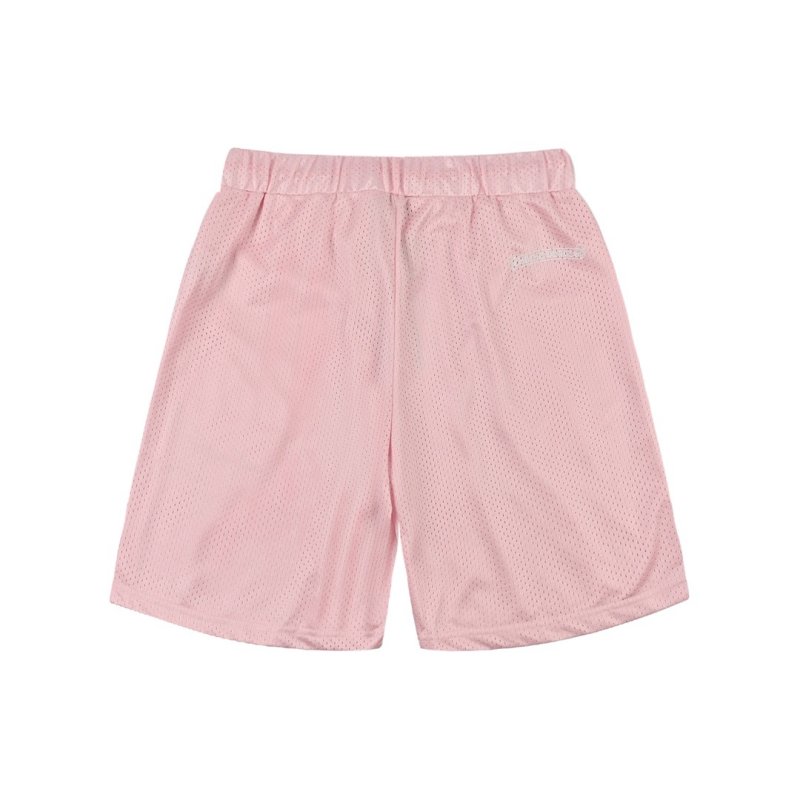 Essentials Pink Mesh Logo T-Shirt view