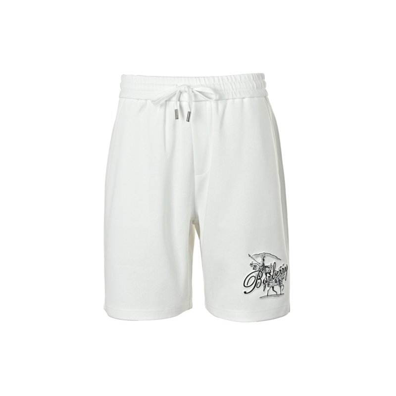 Burberry White Logo Shorts view