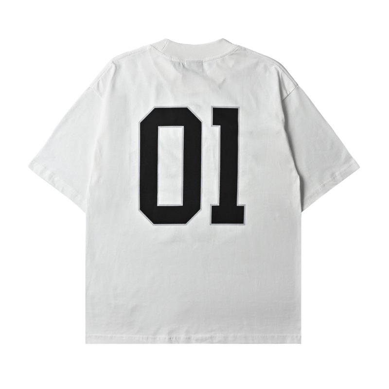 Balenciaga 01 Logo White T-Shirt view