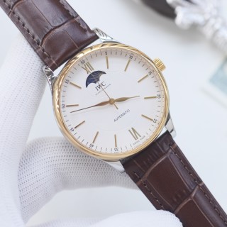 IWC Portugieser Automatic Moon Phase Black Dial Watch view 4