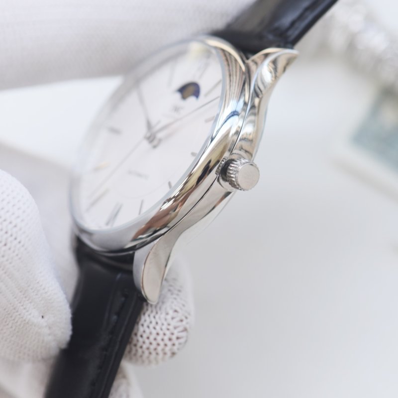 IWC Portugieser Automatic Moon Phase Black Dial Watch view