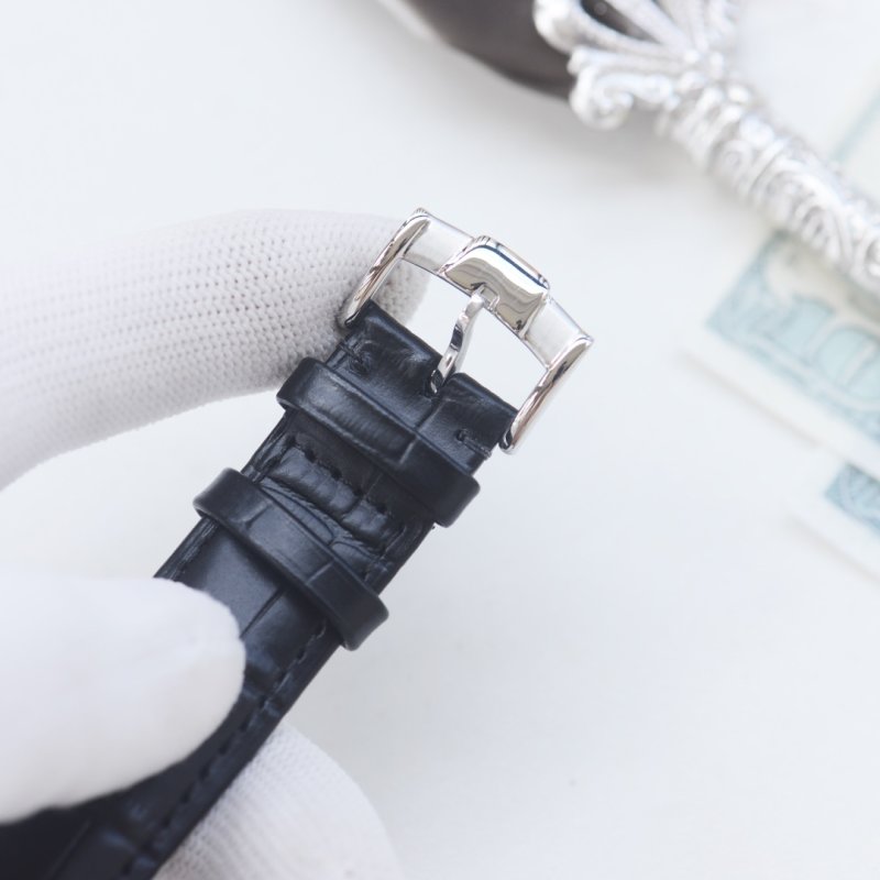 IWC Portugieser Automatic Moon Phase Black Dial Watch view