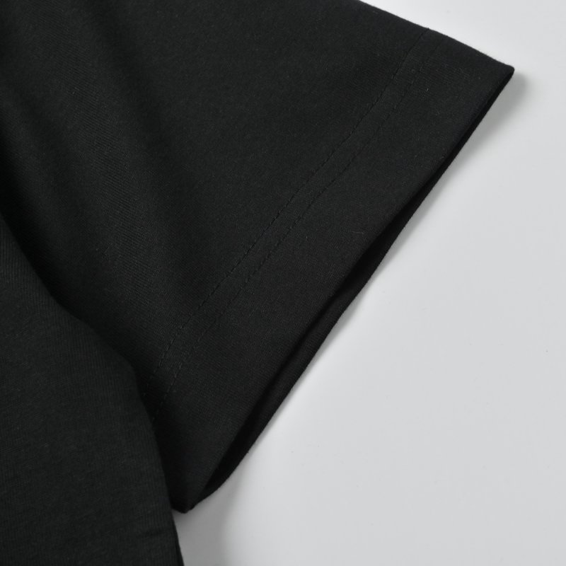 Balenciaga Gold Logo Black T-Shirt view