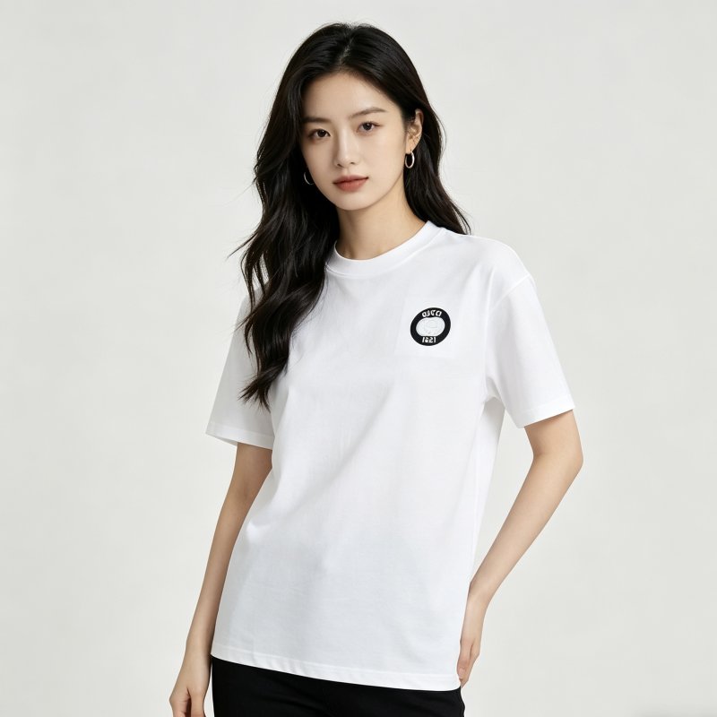 Gucci 1921 Logo Short Sleeve T-Shirt White view