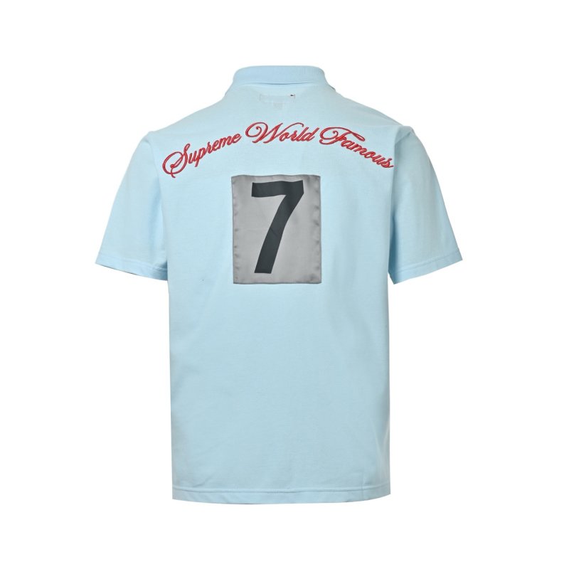 Supreme Overdyed Baseball Jersey White view