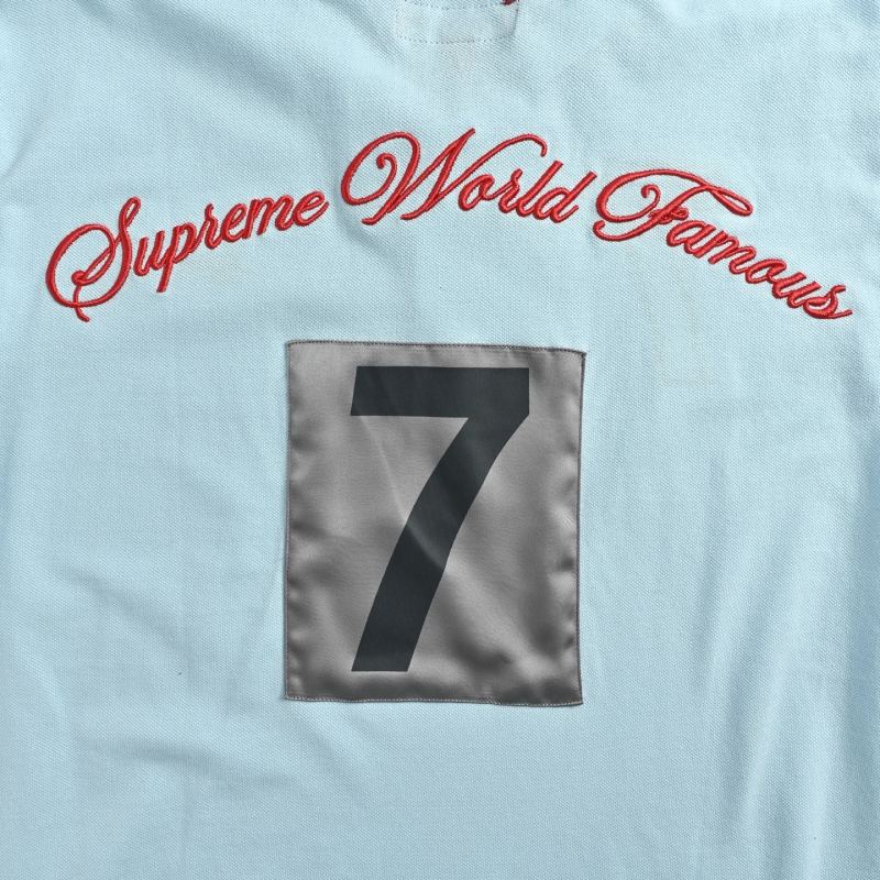 Supreme Overdyed Baseball Jersey White view