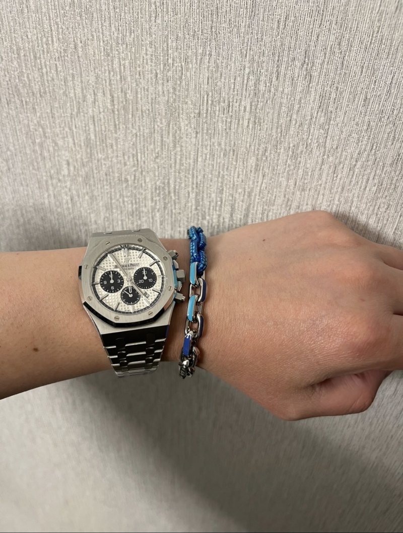 Louis Vuitton Paradise Chain Bracelet Blue Silver view
