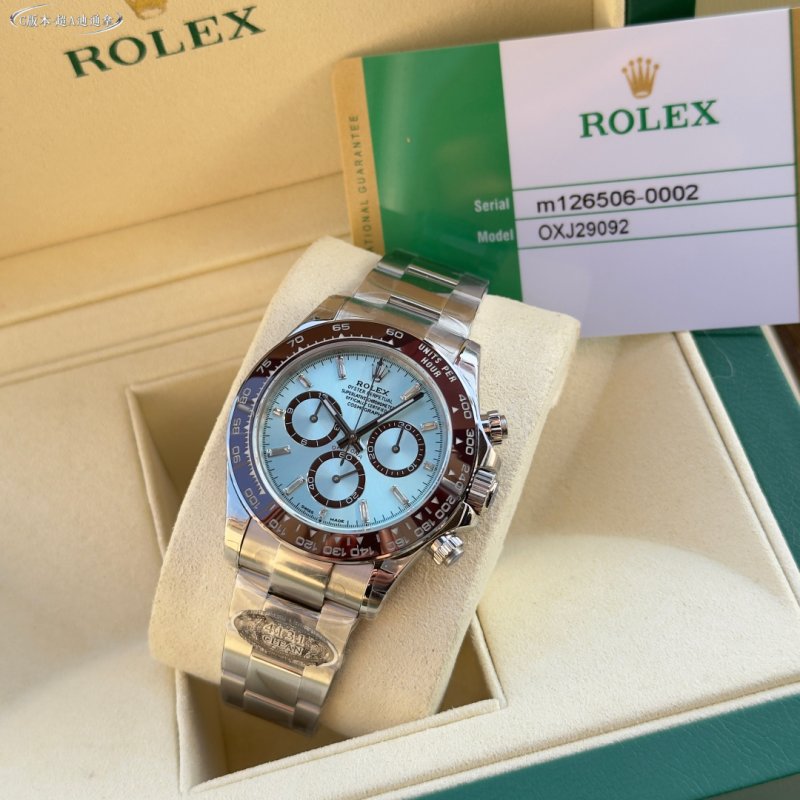Rolex Daytona Ice Blue Chronograph Steel Watch