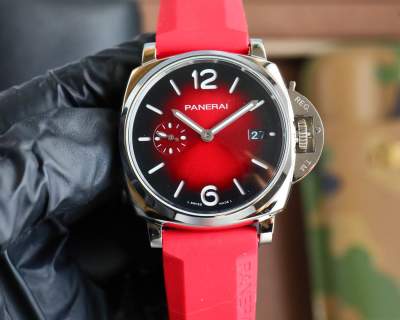 Panerai Luminor Due 42mm Red Dial Automatic Watch