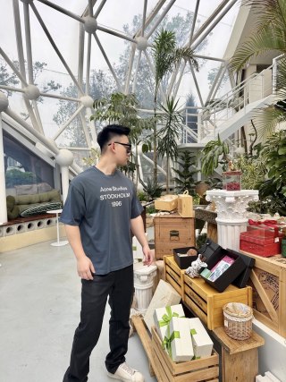 Acne Studios Stockholm 1996 Blue T-Shirt view 2