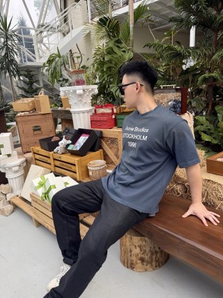 Acne Studios Stockholm 1996 Blue T-Shirt view 8
