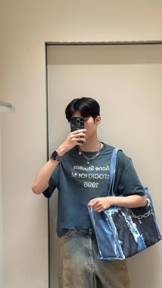 Acne Studios Stockholm 1996 Blue T-Shirt view 9