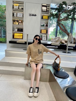 Stone Island Beige Pocket T-Shirt with Compass Badge view 7