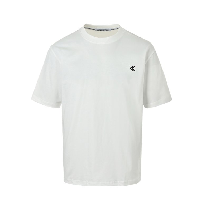 Calvin Klein White CK Logo T-Shirt view