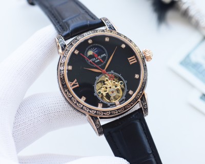 Patek Philippe Skeleton Automatic Black Dial Men's Watch 42mm view 2