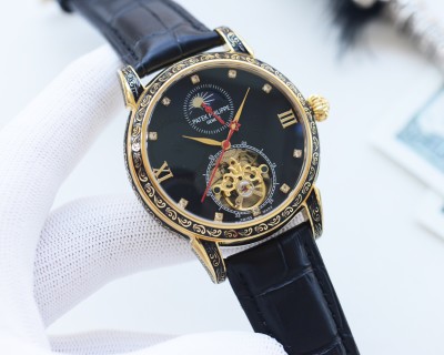 Patek Philippe Skeleton Automatic Black Dial Men's Watch 42mm view 3
