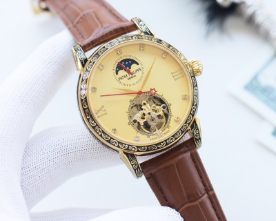 Patek Philippe Skeleton Automatic Black Dial Men's Watch 42mm view 5
