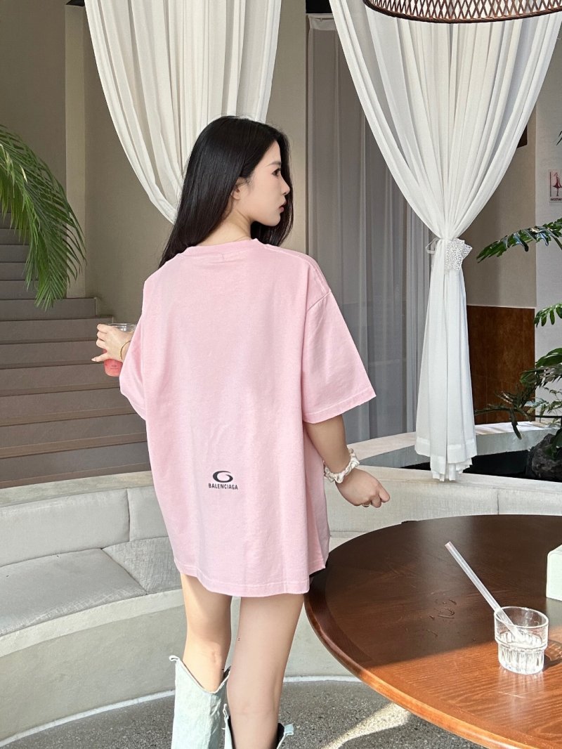 Balenciaga Everyday Rock n Roll Pink T-Shirt view
