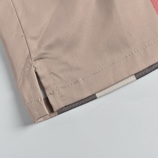 Burberry Check Shorts Black White Red view 7