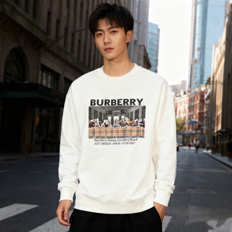 Burberry Horseferry House Cream Sweatshirt