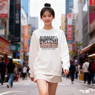 Burberry Horseferry House Cream Sweatshirt view 3