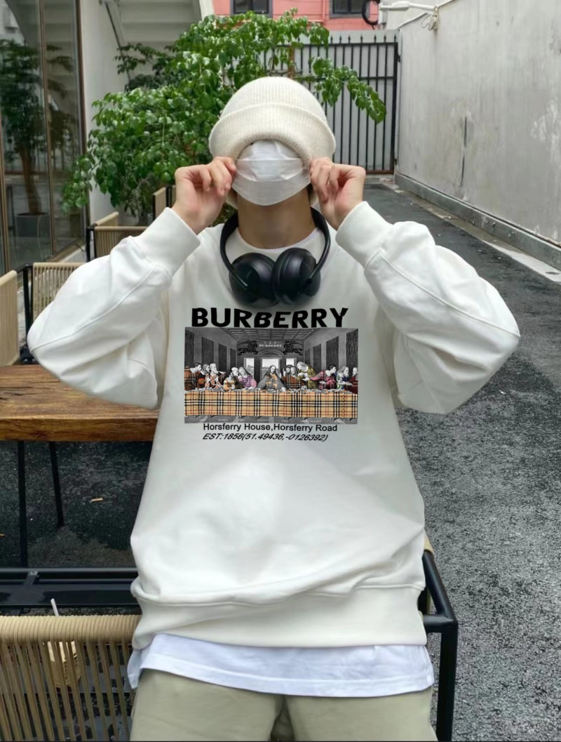 Burberry Horseferry House Cream Sweatshirt view