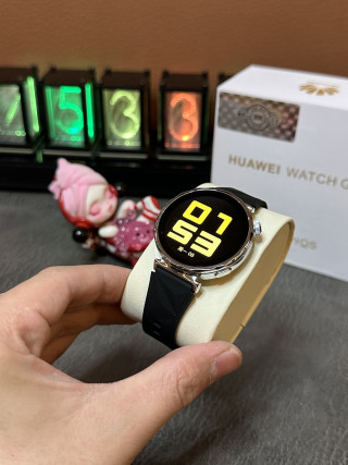 Women's Flower Digital Smart Watch Pink Leather Strap view 3