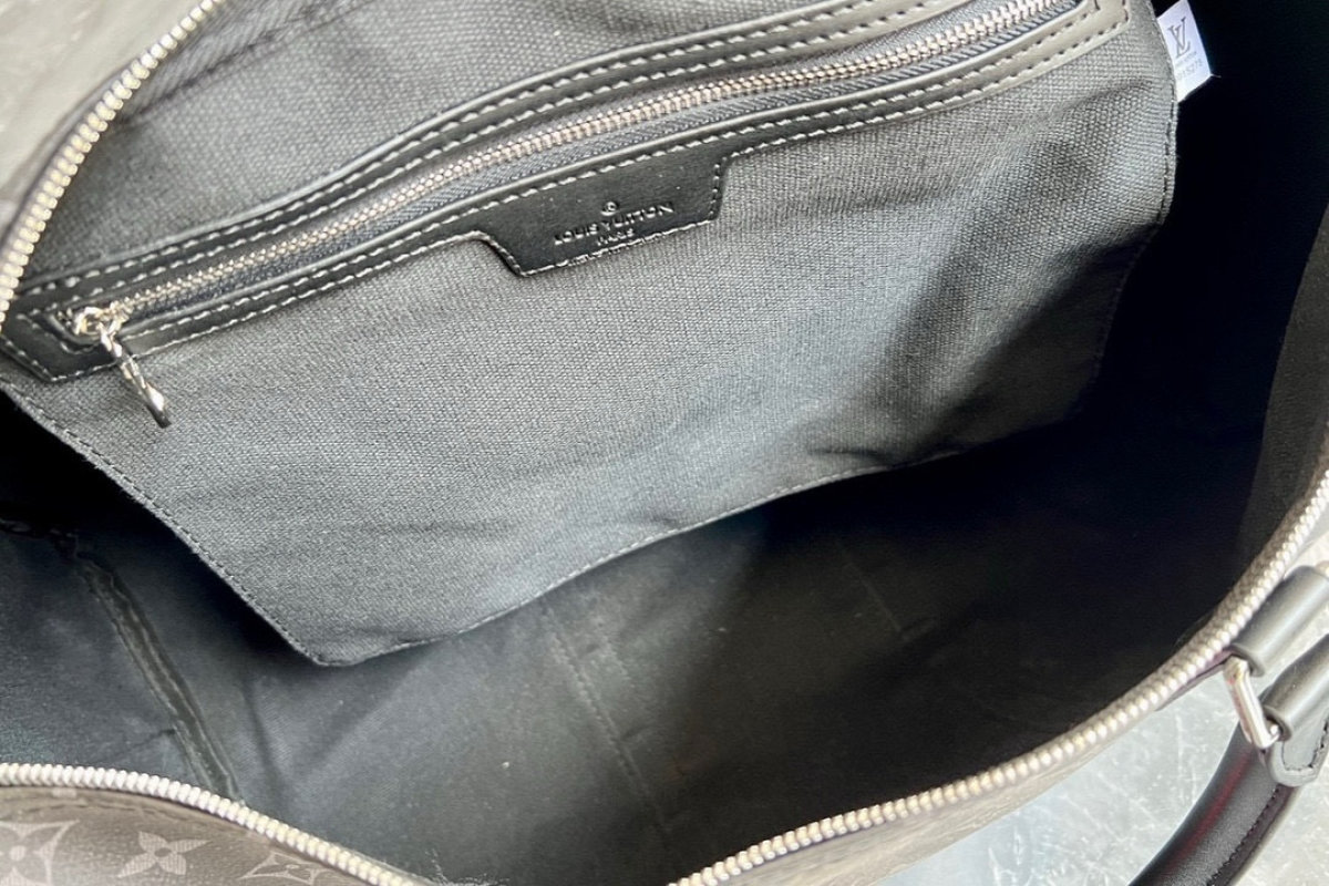 Louis Vuitton Keepall 45 Monogram Canvas Travel Bag Black view