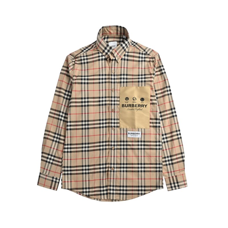 Burberry Beige Check Oversized Blazer view